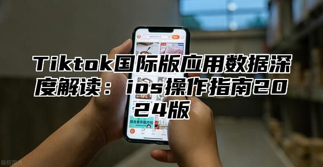 Tiktok国际版应用数据深度解读：ios操作指南2024版