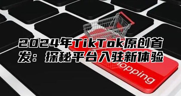 2024年TikTok原创首发：探秘平台入驻新体验