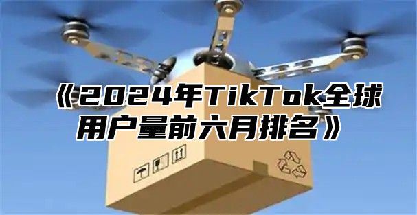 《2024年TikTok全球用户量前六月排名》