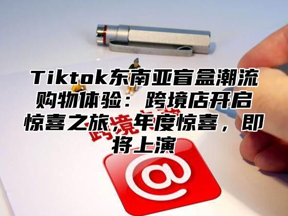 Tiktok东南亚盲盒潮流购物体验：跨境店开启惊喜之旅，年度惊喜，即将上演