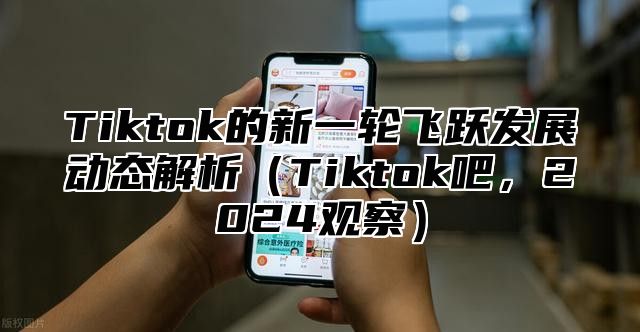 Tiktok的新一轮飞跃发展动态解析（Tiktok吧，2024观察）