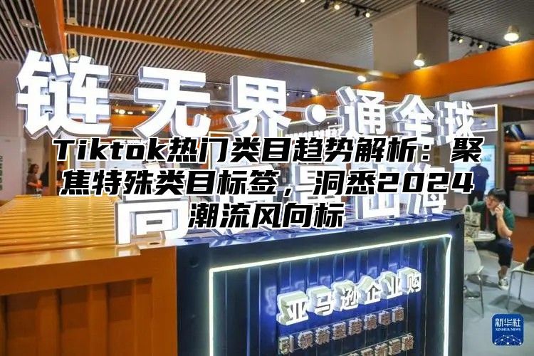 Tiktok热门类目趋势解析：聚焦特殊类目标签，洞悉2024潮流风向标