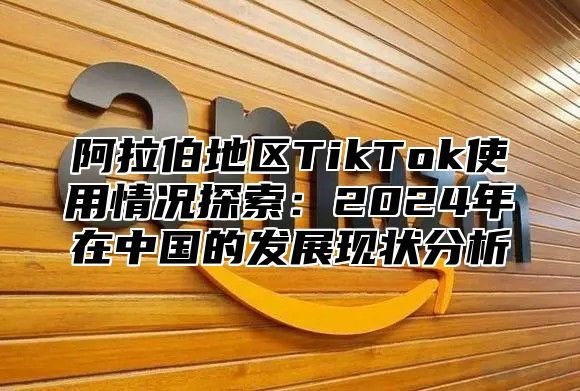 阿拉伯地区TikTok使用情况探索：2024年在中国的发展现状分析