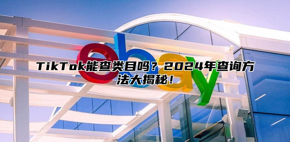 TikTok能查类目吗？2024年查询方法大揭秘！