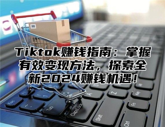 Tiktok赚钱指南：掌握有效变现方法，探索全新2024赚钱机遇！