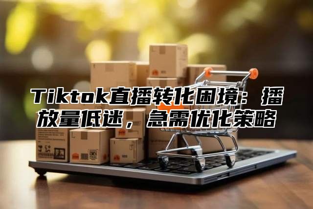 Tiktok直播转化困境：播放量低迷，急需优化策略