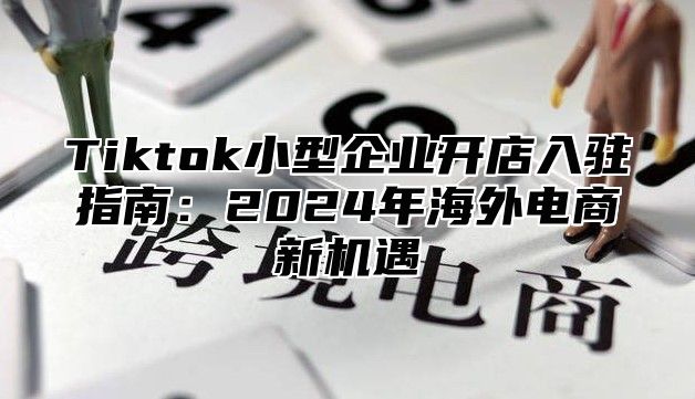 Tiktok小型企业开店入驻指南：2024年海外电商新机遇