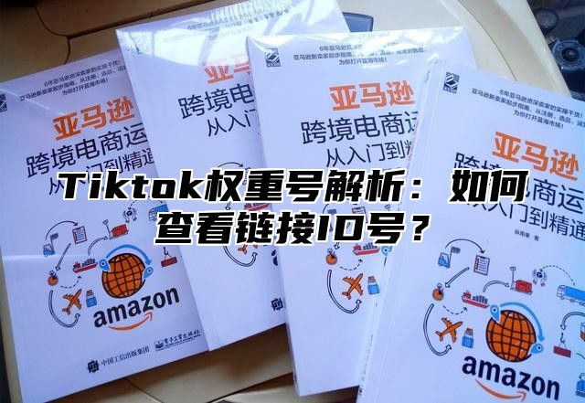 Tiktok权重号解析：如何查看链接ID号？