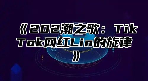 《202潮之歌：TikTok网红Lin的旋律》