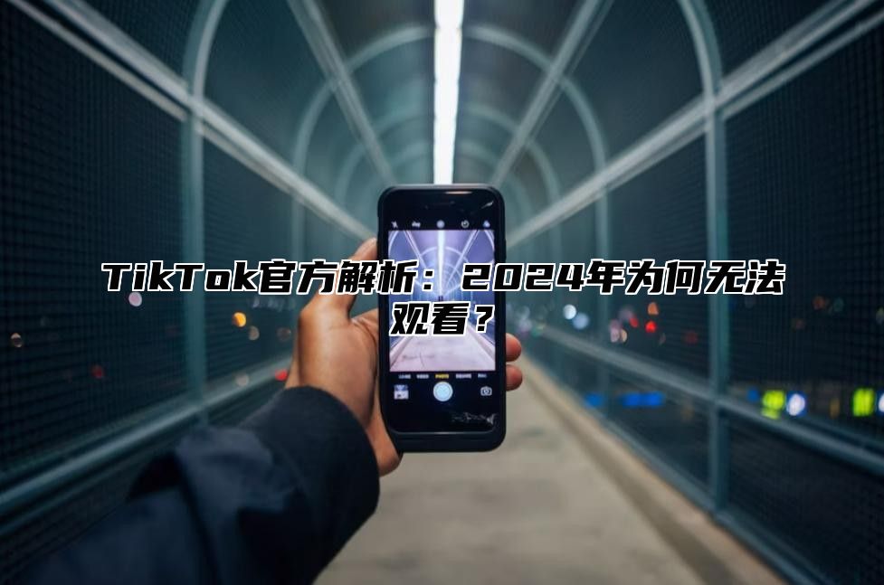 TikTok官方解析：2024年为何无法观看？