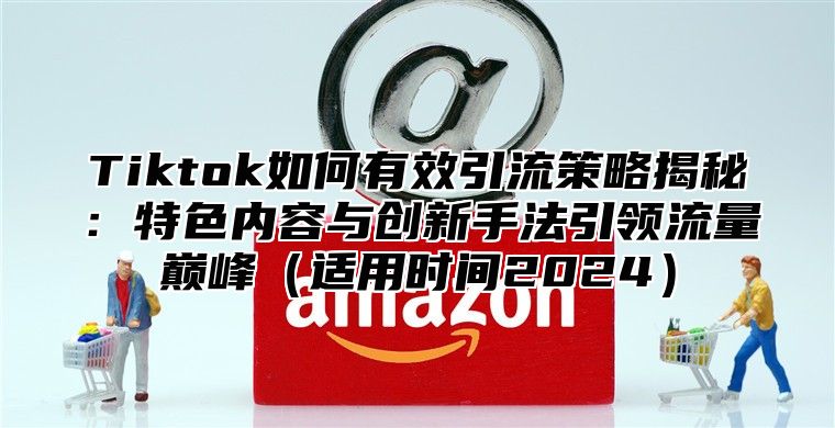 Tiktok如何有效引流策略揭秘：特色内容与创新手法引领流量巅峰（适用时间2024）