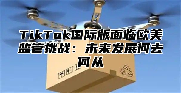 TikTok国际版面临欧美监管挑战：未来发展何去何从