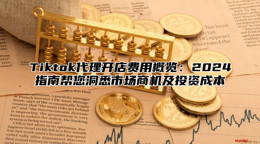 Tiktok代理开店费用概览：2024指南帮您洞悉市场商机及投资成本