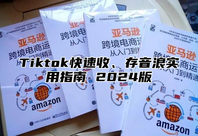 Tiktok快速收、存音浪实用指南 2024版