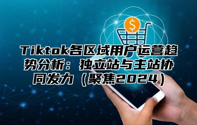 Tiktok各区域用户运营趋势分析：独立站与主站协同发力（聚焦2024）