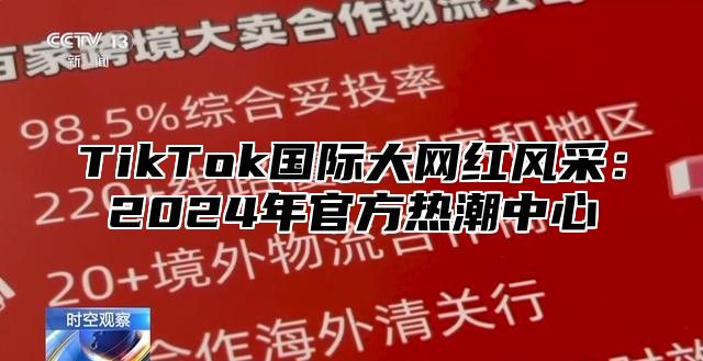 TikTok国际大网红风采：2024年官方热潮中心