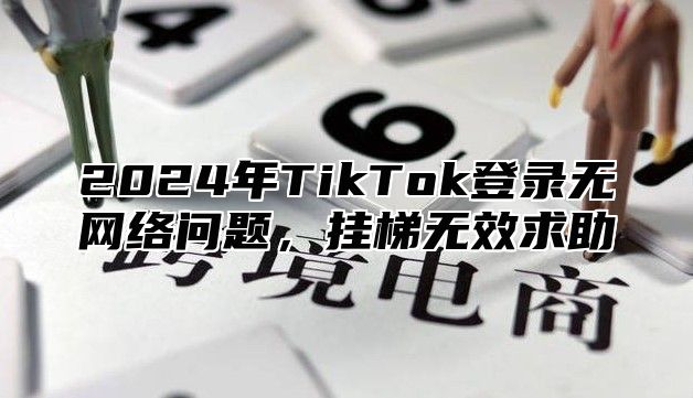 2024年TikTok登录无网络问题，挂梯无效求助