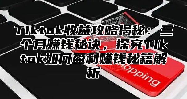 Tiktok收益攻略揭秘：三个月赚钱秘诀，探究Tiktok如何盈利赚钱秘籍解析