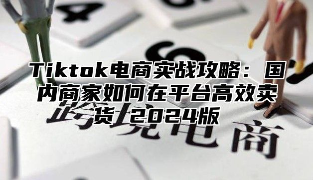 Tiktok电商实战攻略：国内商家如何在平台高效卖货 2024版