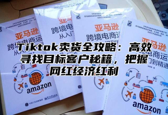 Tiktok卖货全攻略：高效寻找目标客户秘籍，把握网红经济红利