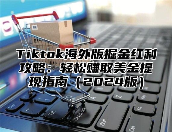 Tiktok海外版掘金红利攻略：轻松赚取美金提现指南（2024版）