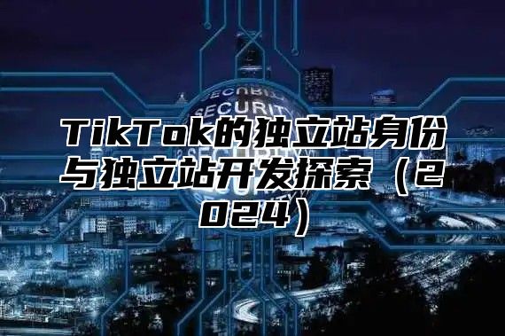 TikTok的独立站身份与独立站开发探索（2024）