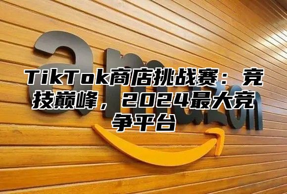 TikTok商店挑战赛：竞技巅峰，2024最大竞争平台