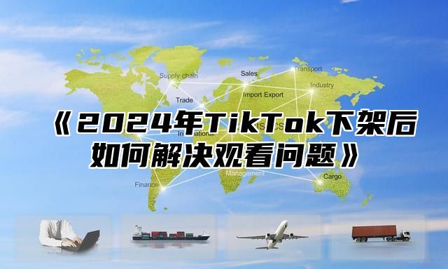 《2024年TikTok下架后如何解决观看问题》