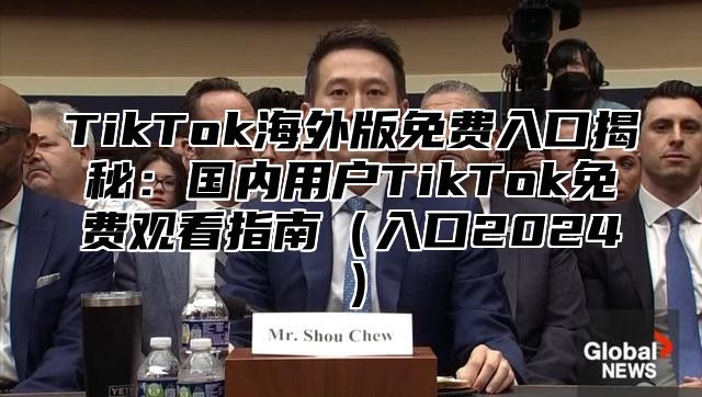 TikTok海外版免费入口揭秘：国内用户TikTok免费观看指南（入口2024）