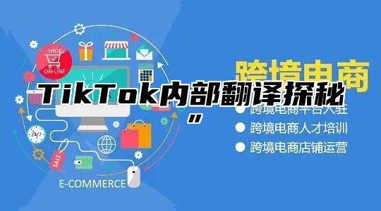 TikTok内部翻译探秘”