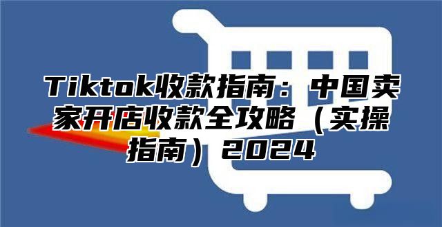 Tiktok收款指南：中国卖家开店收款全攻略（实操指南）2024