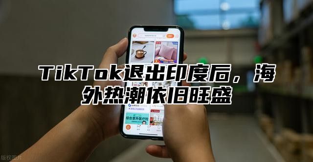 TikTok退出印度后，海外热潮依旧旺盛