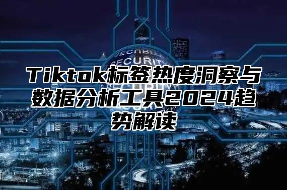 Tiktok标签热度洞察与数据分析工具2024趋势解读