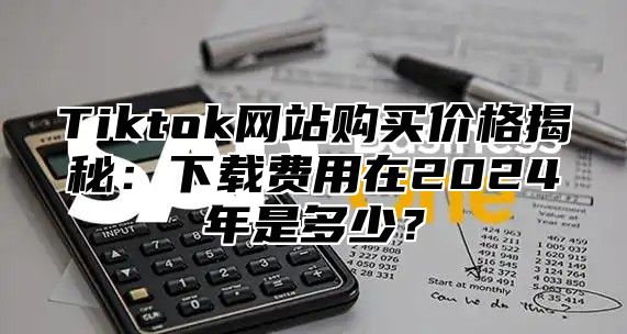 Tiktok网站购买价格揭秘：下载费用在2024年是多少？