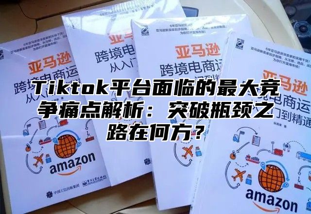 Tiktok平台面临的最大竞争痛点解析：突破瓶颈之路在何方？